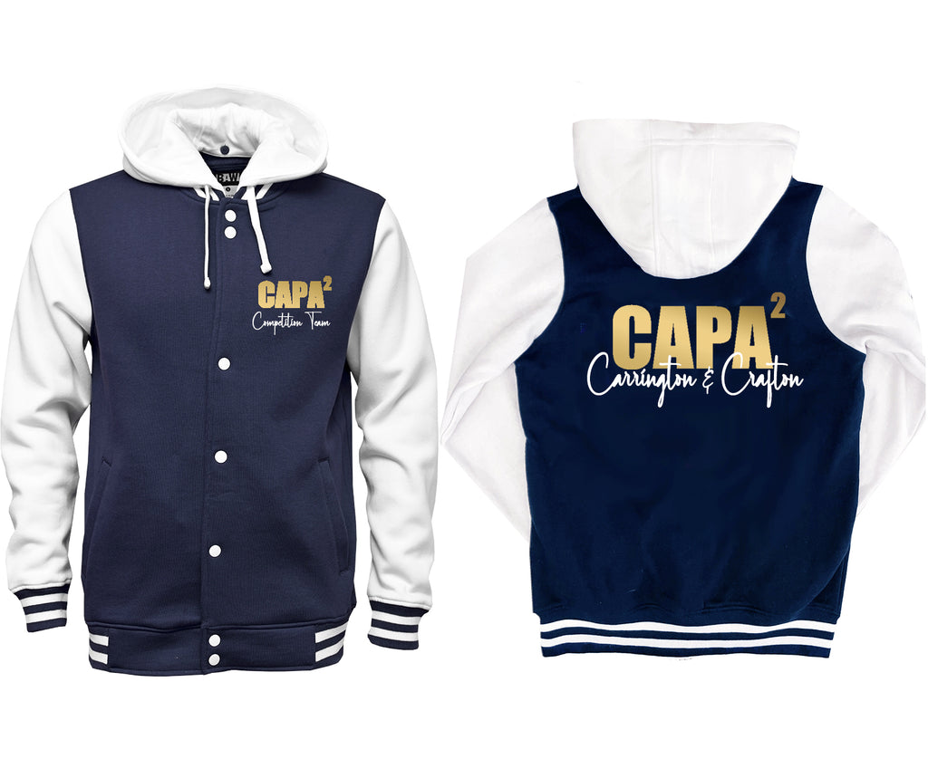 CAPA2 Competition Team Varsity Jacket with Hood Tia's Dancewear