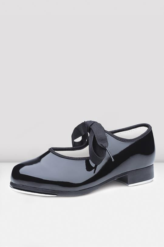 Dance Now Student Tap Shoes Girls BLACK PATENT Tia s Dancewear