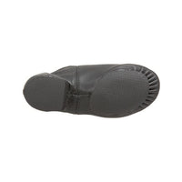 Leo's Black Lace Up Split Sole Jazz Shoe - Girls