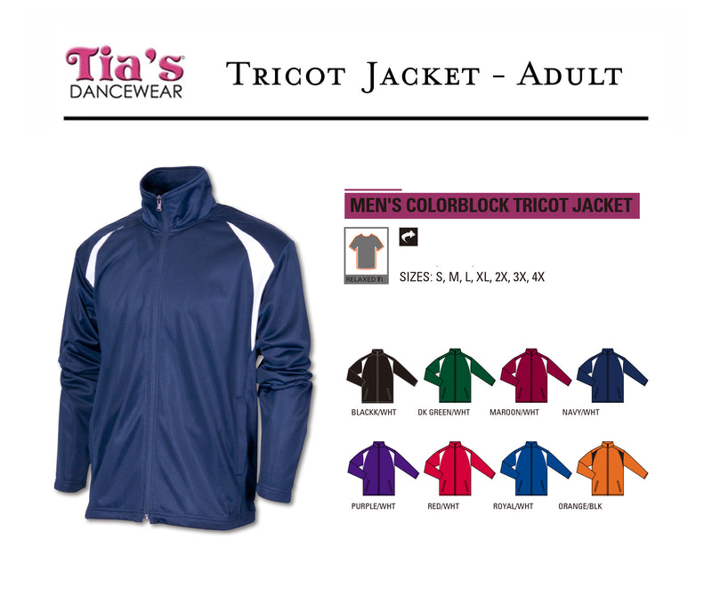 Colorblock Tricot Jacket - Adult