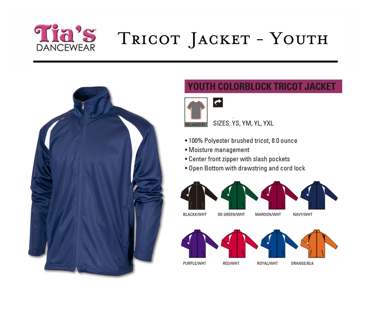 Colorblock Tricot Jacket - Youth