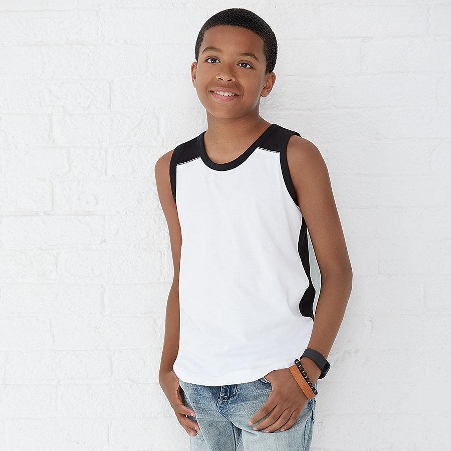 Contrast Back Tank Top - YOUTH
