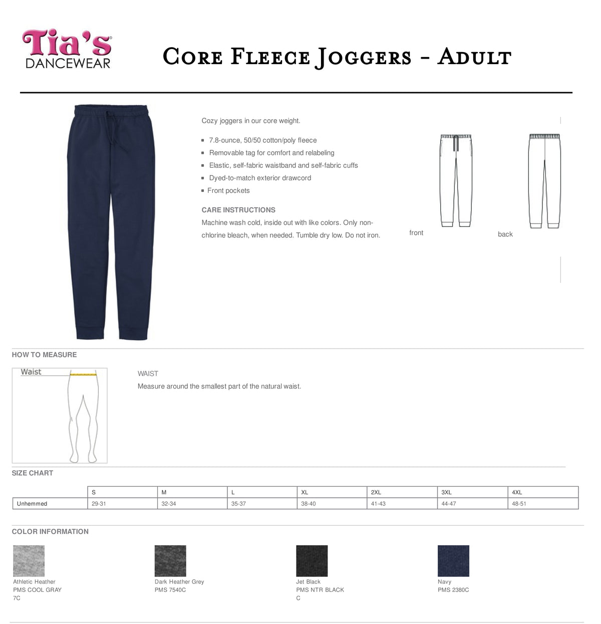 Port & Company® Adult Core Fleece Jogger