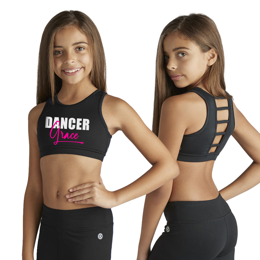 Personalized DANCER Accent Sports Bra – Tia's Dancewear