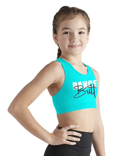Personalized DANCER Racerback Sports Bra – Tia's Dancewear
