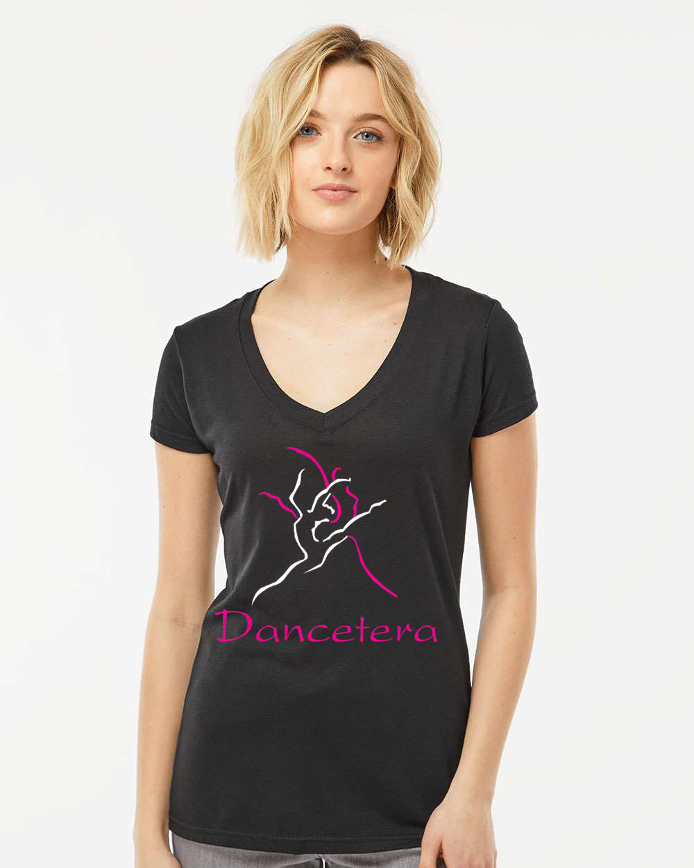 Dancetera Poly-Rich V-Neck T-Shirt