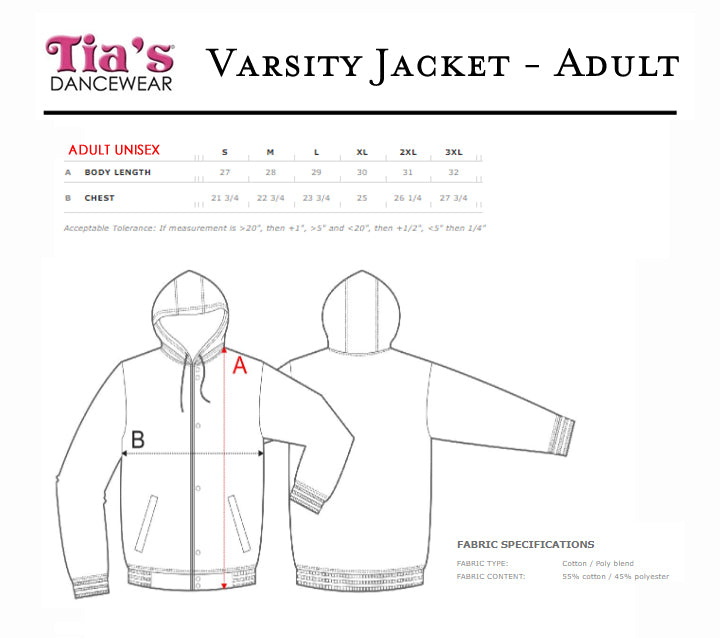 CAPA2 Competition Team Varsity Jacket with Hood