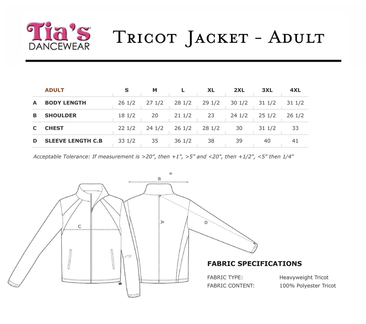 Colorblock Tricot Jacket - Adult