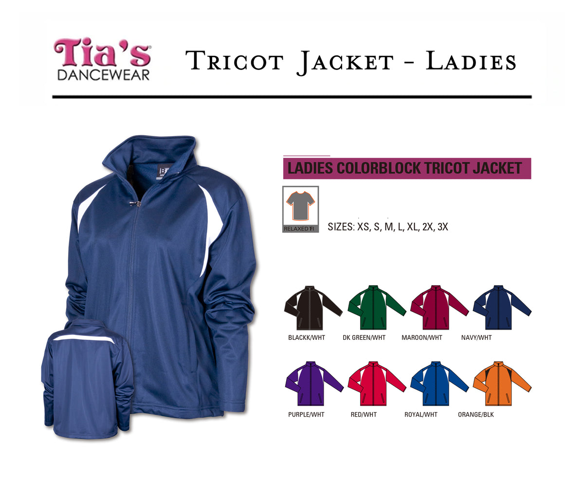 Colorblock Tricot Jacket - Ladies