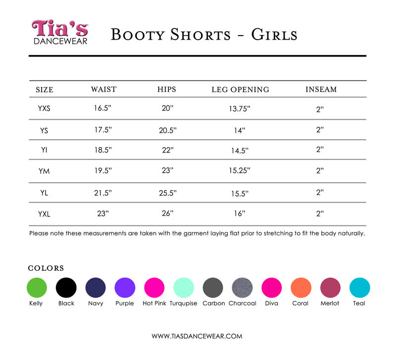 Personalized High Waisted Booty Shorts - YOUTH