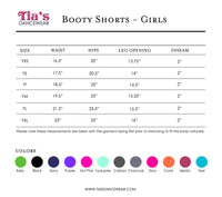 TMBDS High Waisted Booty Shorts - BLACK
