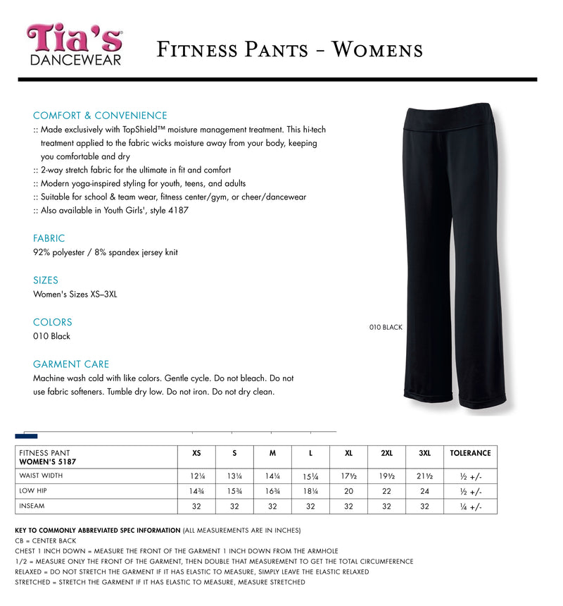 Fitness Pants - Womens