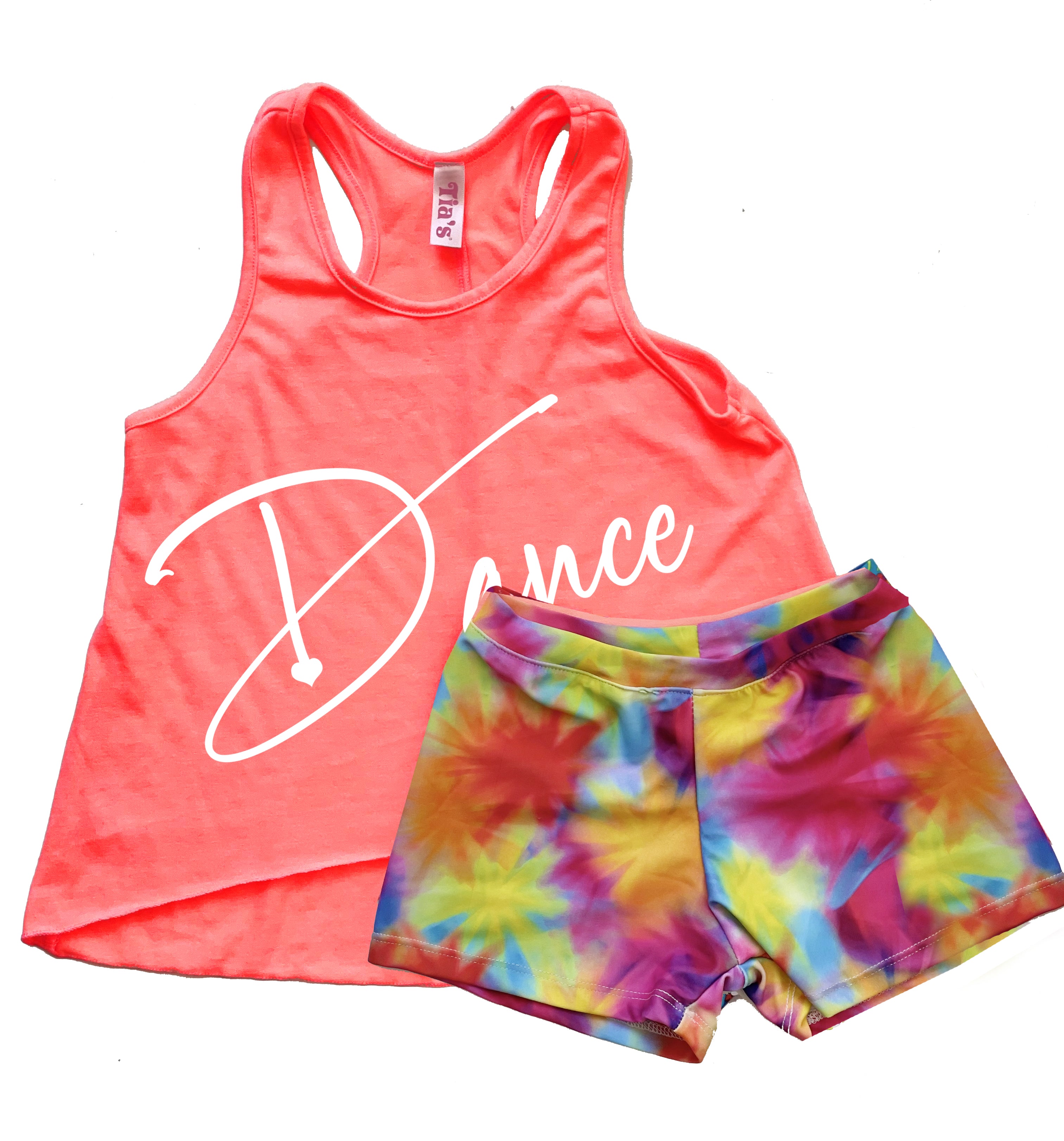 Tie Dye Starburst Booty Shorts Tia s Dancewear