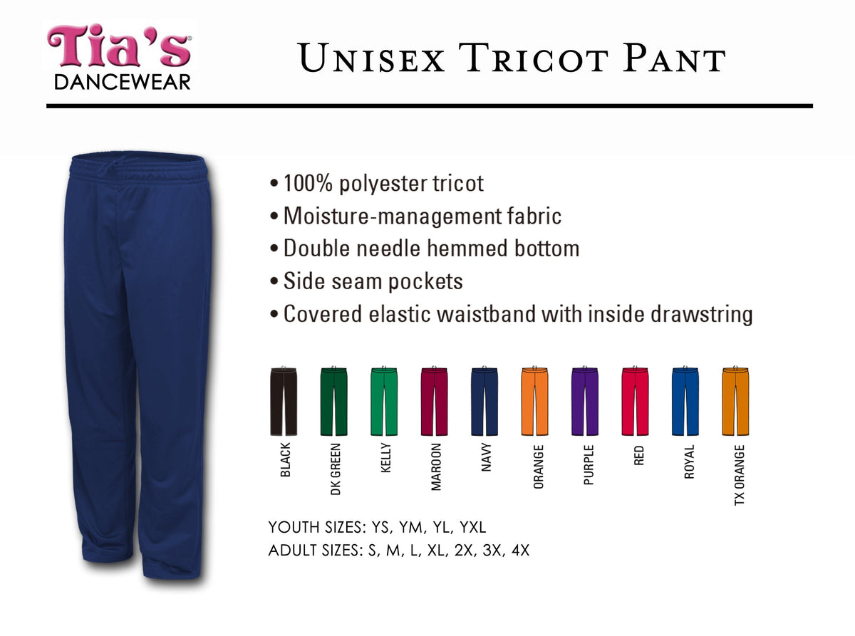 Tricot Track Pants - Adult