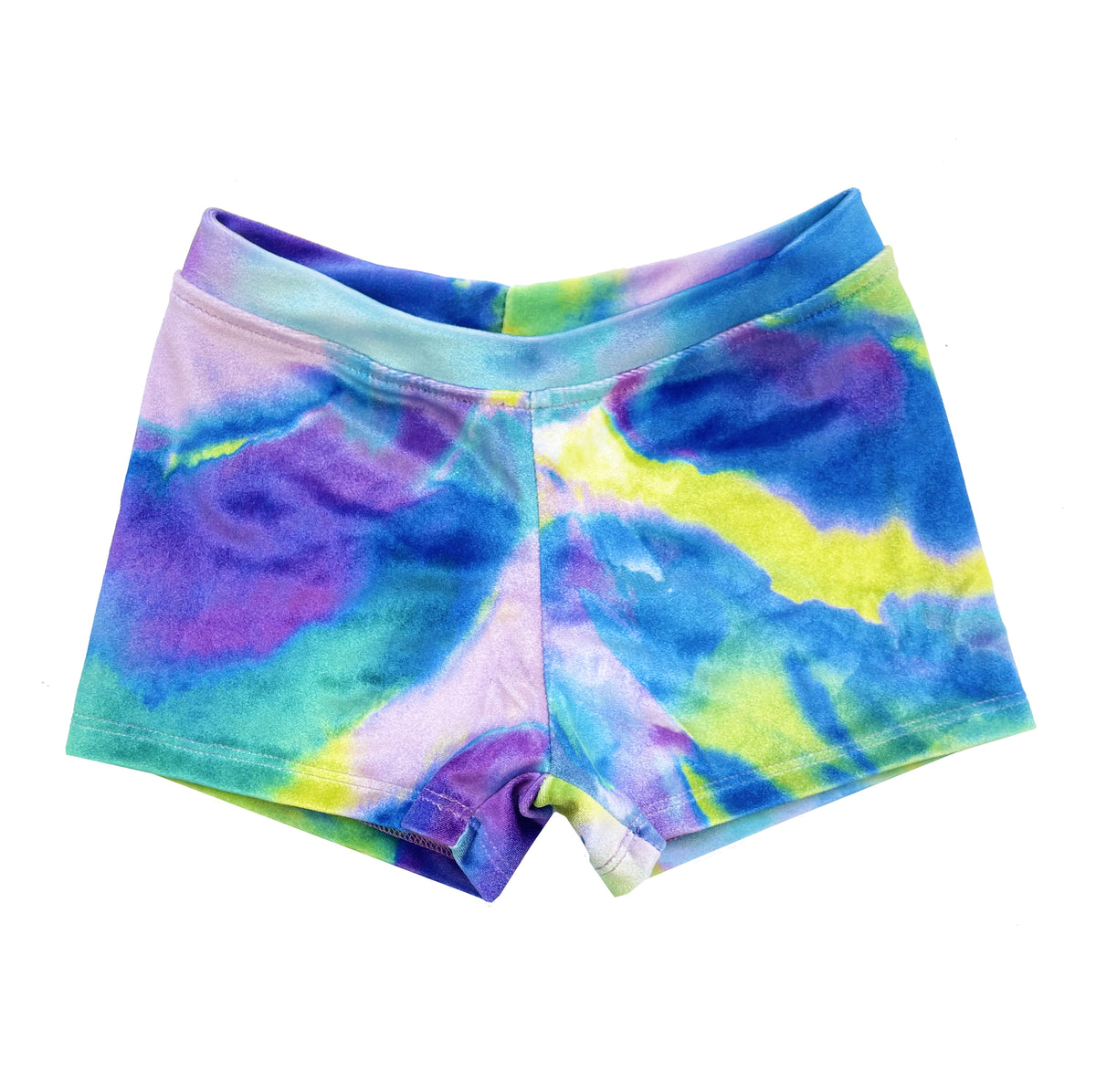 Watercolor Velour Booty Shorts