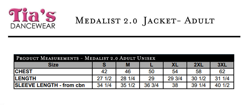 Medalist 2.0 Jacket - Adult Unisex
